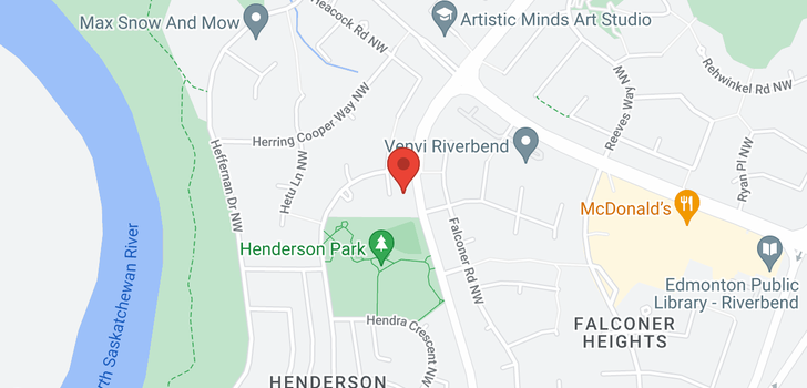 map of 675 Henderson ST NW